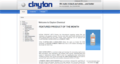Desktop Screenshot of claytonchem.com